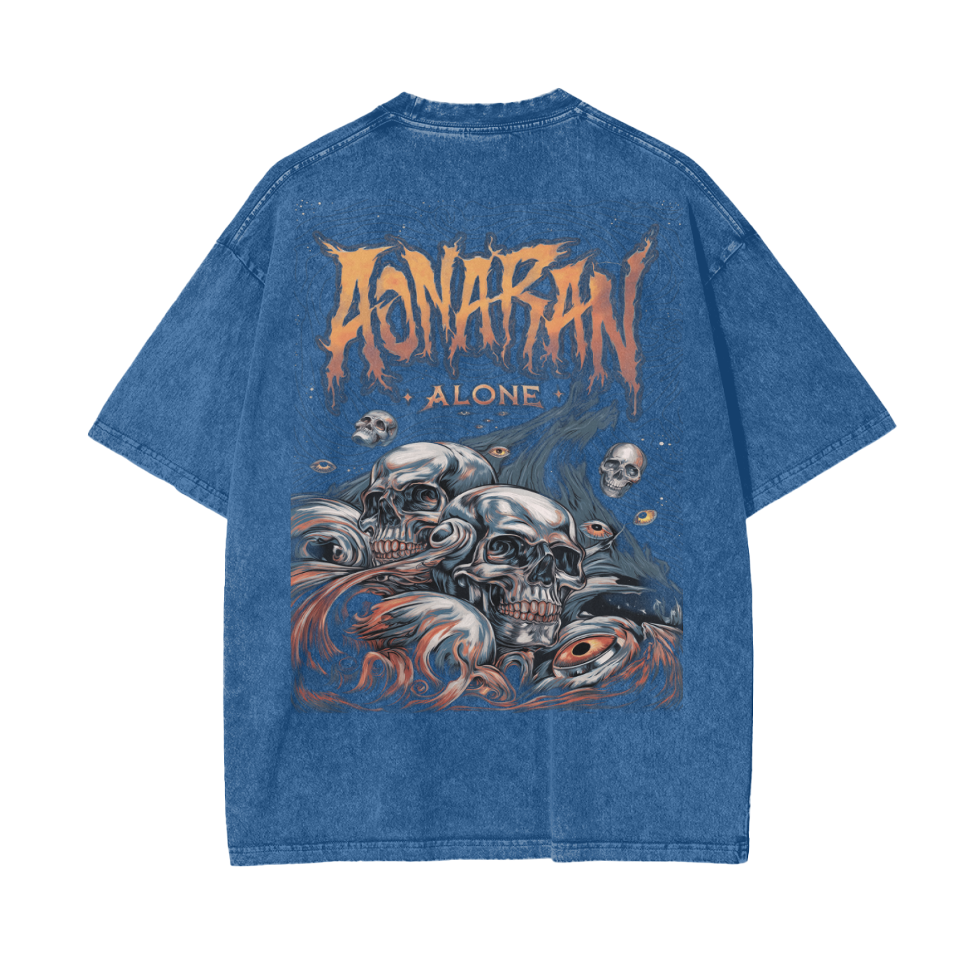 Aonaran Reversed Oversize Snow Washed T-Shirt