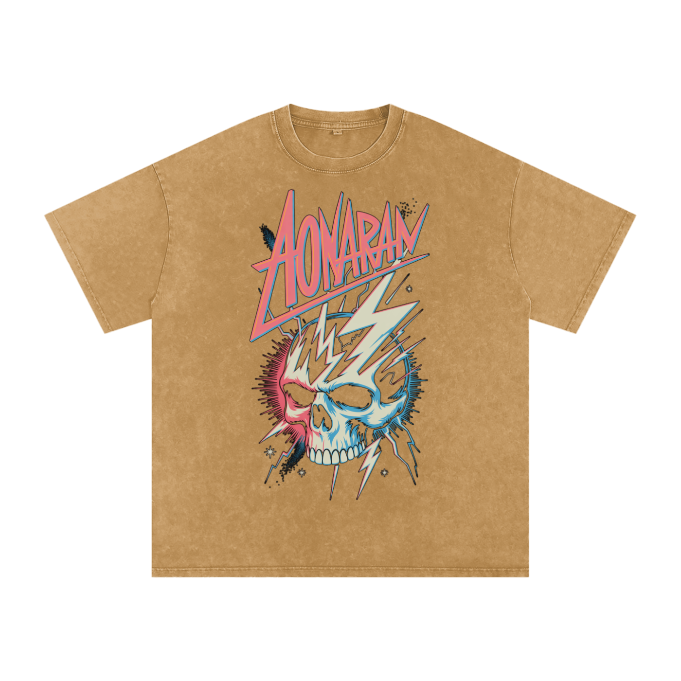 Aonaran Acid Wash Oversize T-Shirt