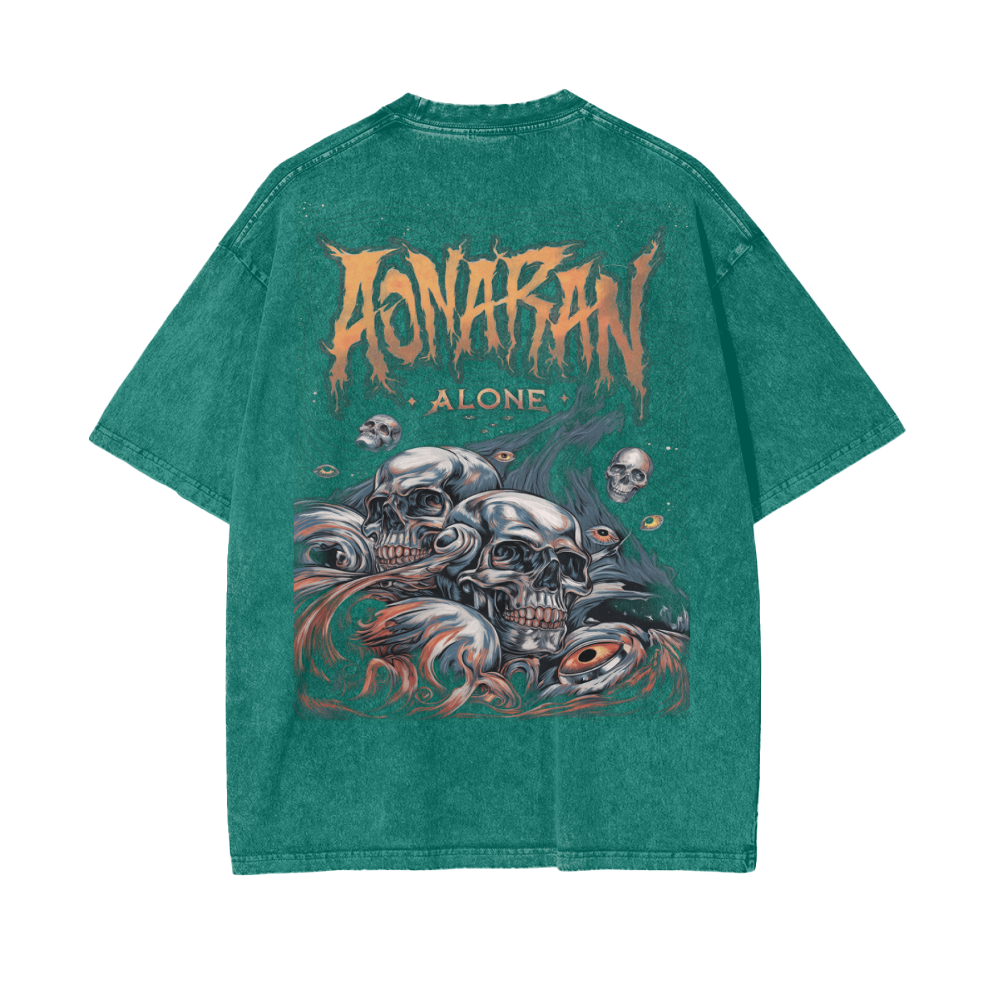 Aonaran Reversed Oversize Snow Washed T-Shirt