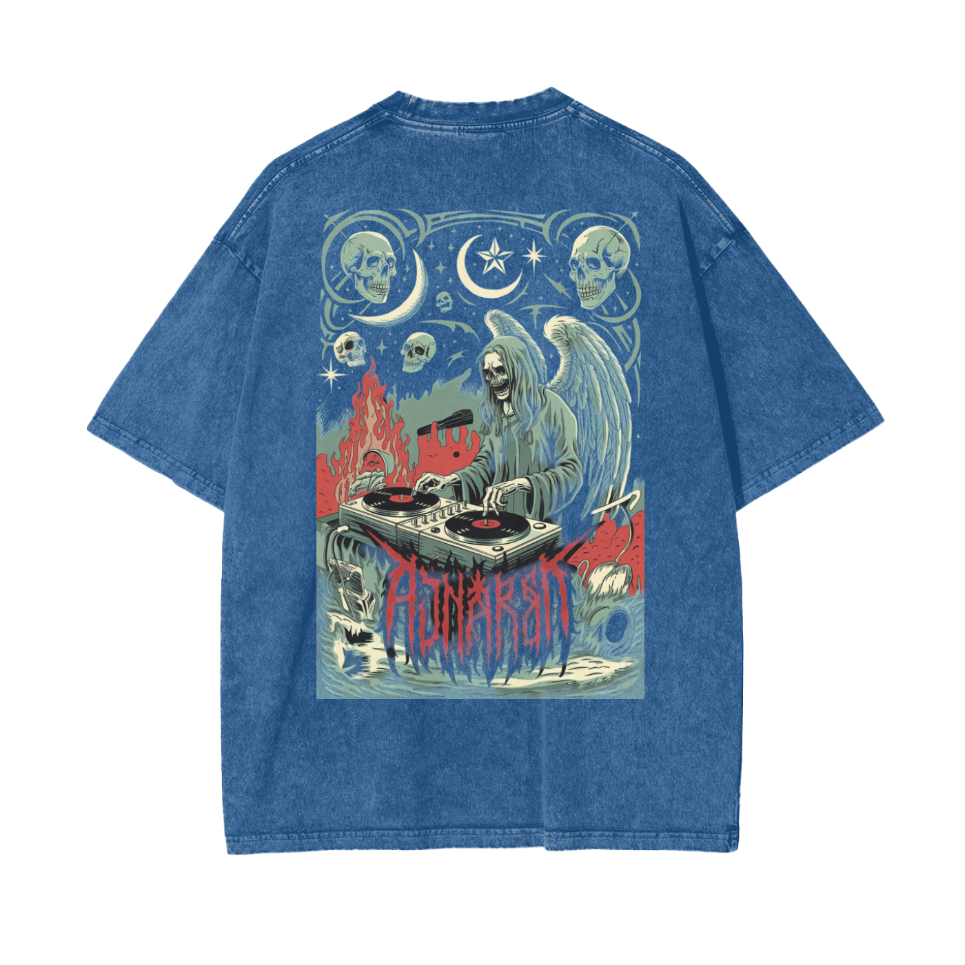 Aonaran Reversed Oversize Snow Washed T-Shirt