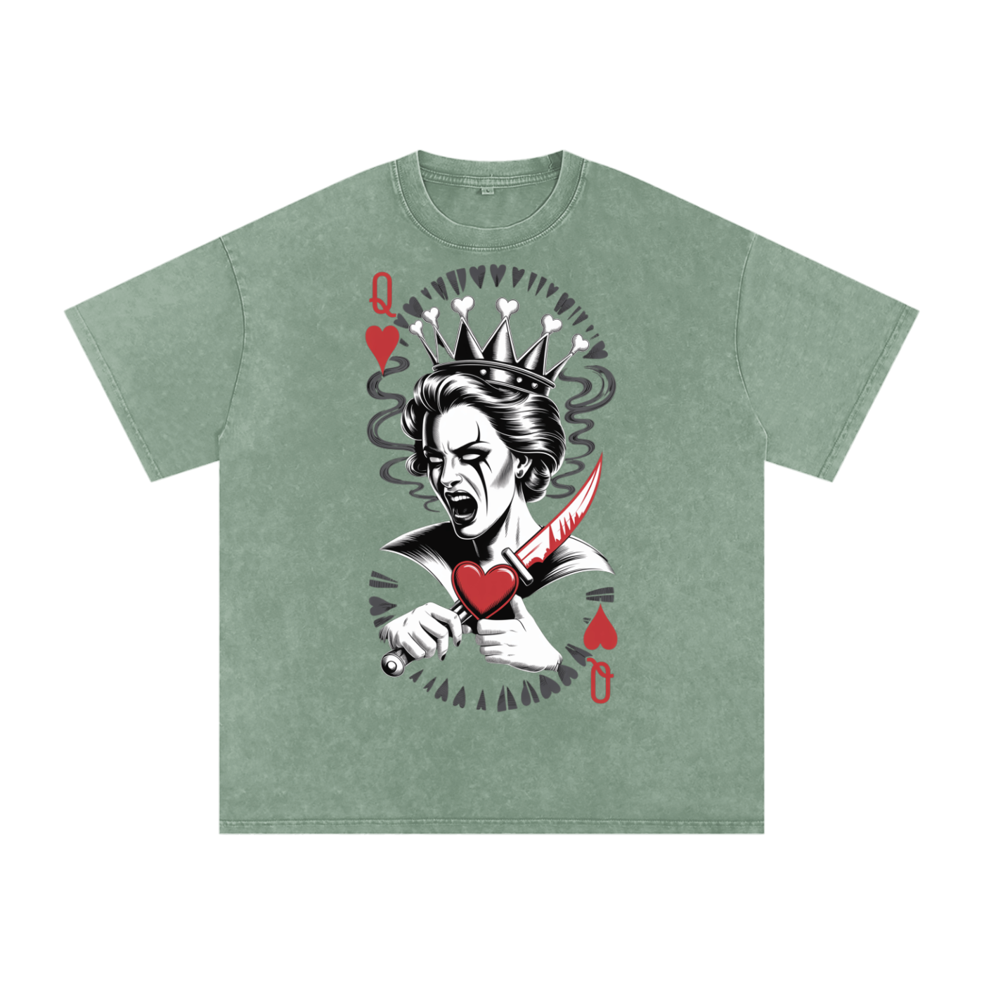 Aonaran Acid Wash Oversize T-Shirt