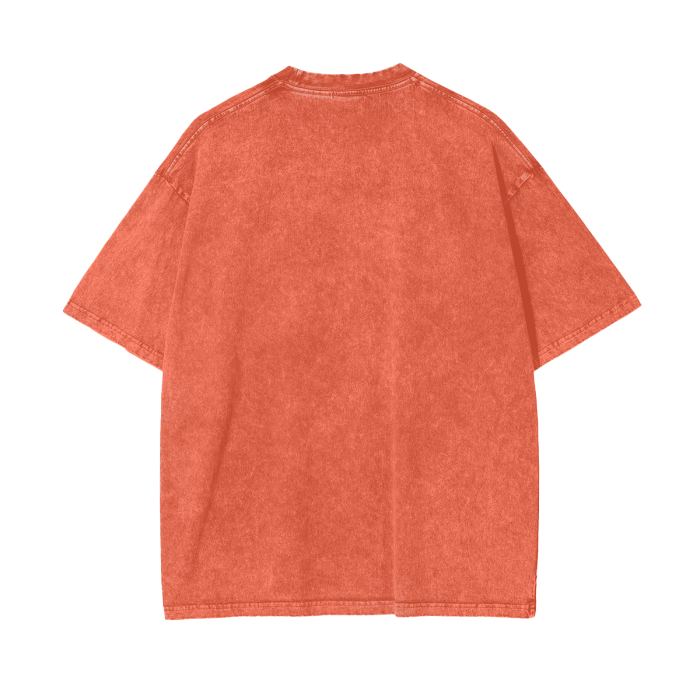 Aonaran Graphic Acid Wash Oversize T-Shirt