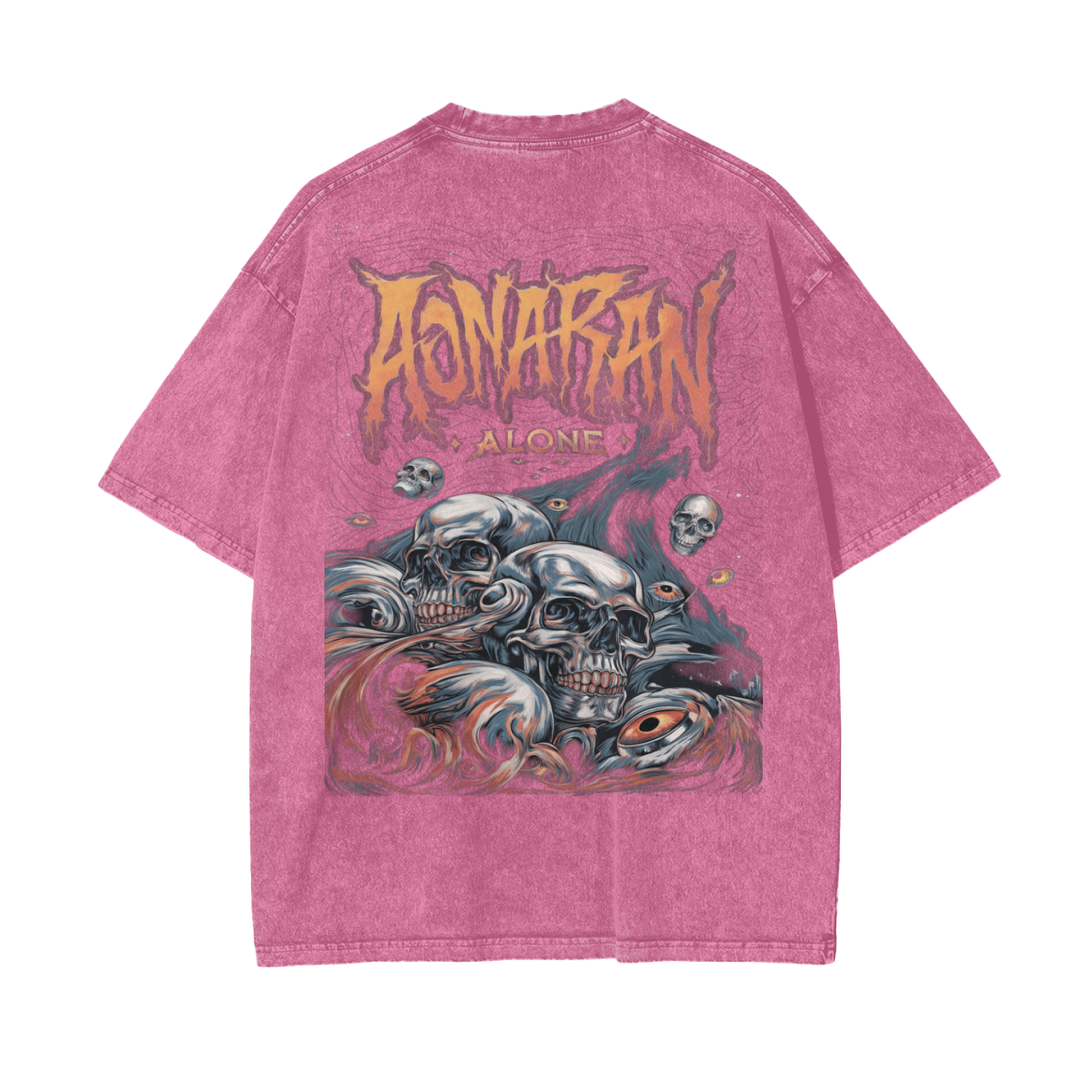 Aonaran Reversed Oversize Snow Washed T-Shirt