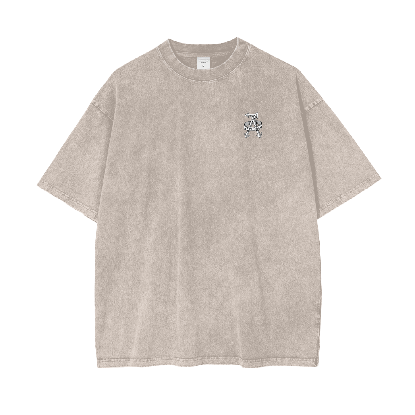 Aonaran Reversed Oversize Snow Washed T-Shirt