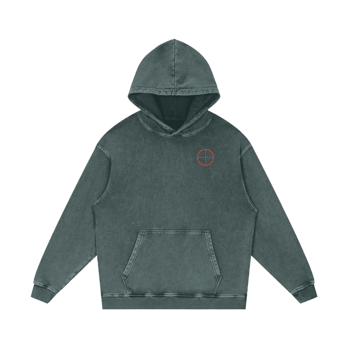 Laina Acid Wash Oversize Hoodie