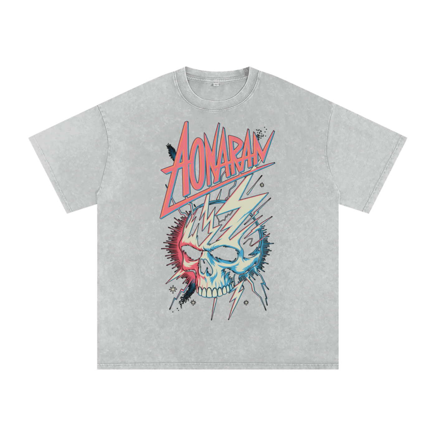 Aonaran Acid Wash Oversize T-Shirt