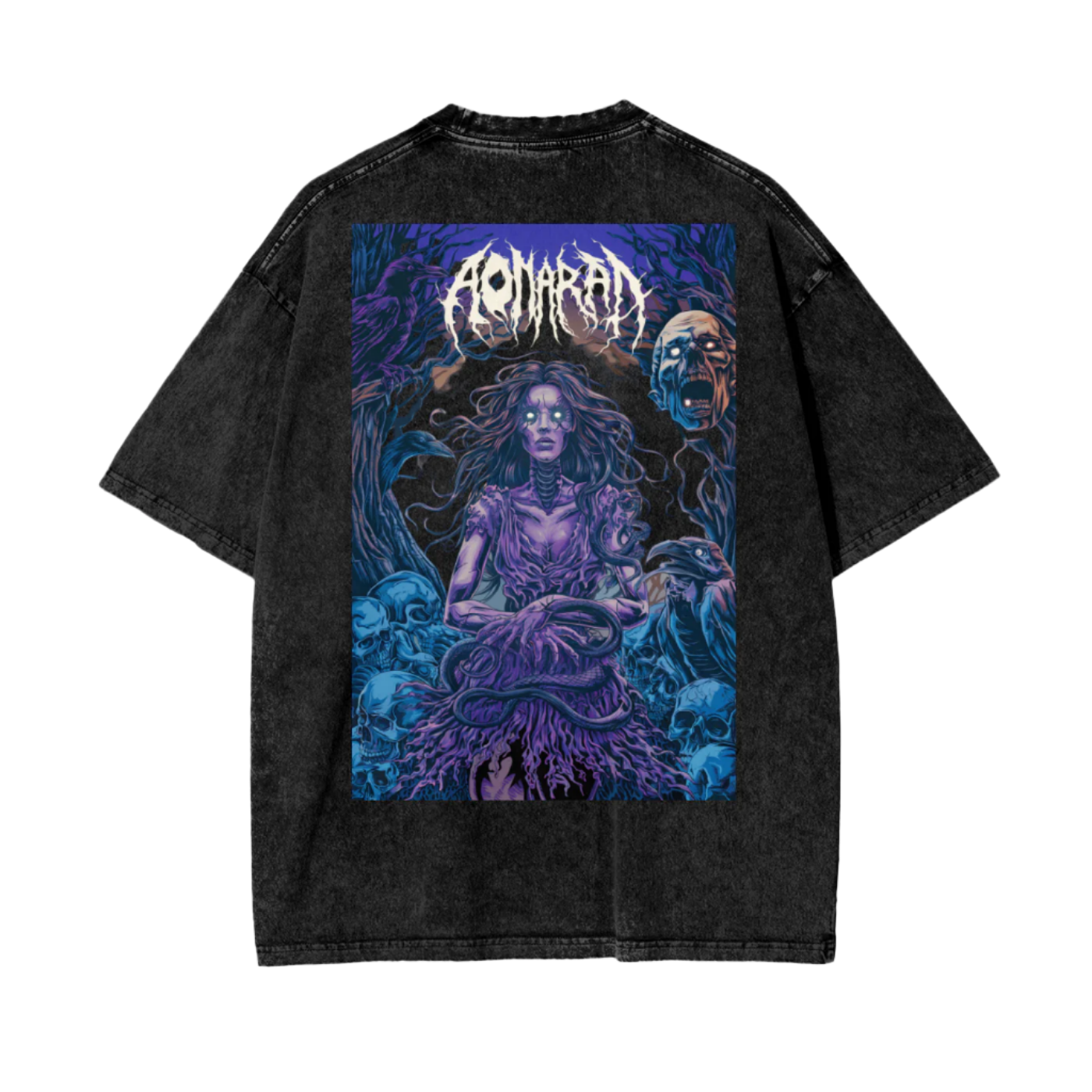 Aonaran Reversed Oversize Snow Washed T-Shirt