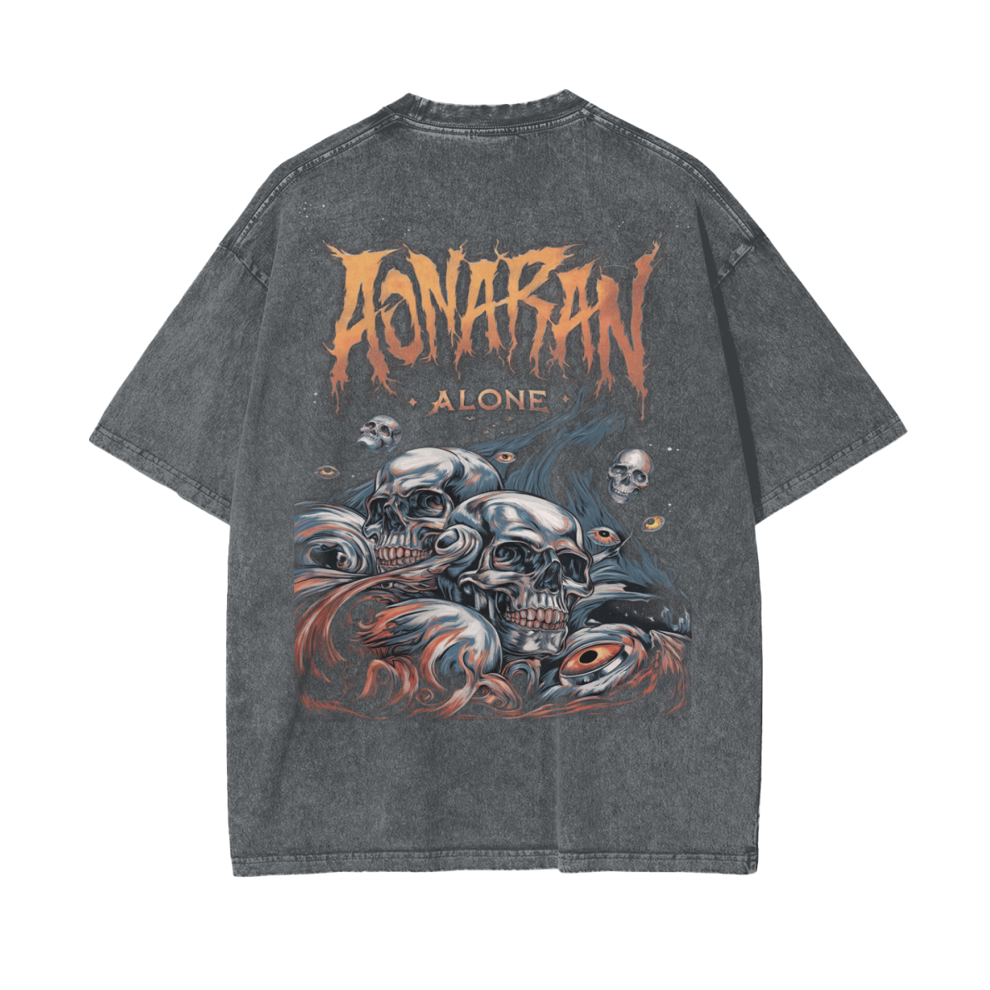 Aonaran Reversed Oversize Snow Washed T-Shirt