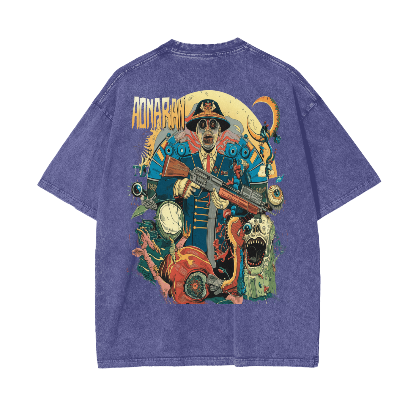 Aonaran Reversed Oversize Snow Washed T-Shirt