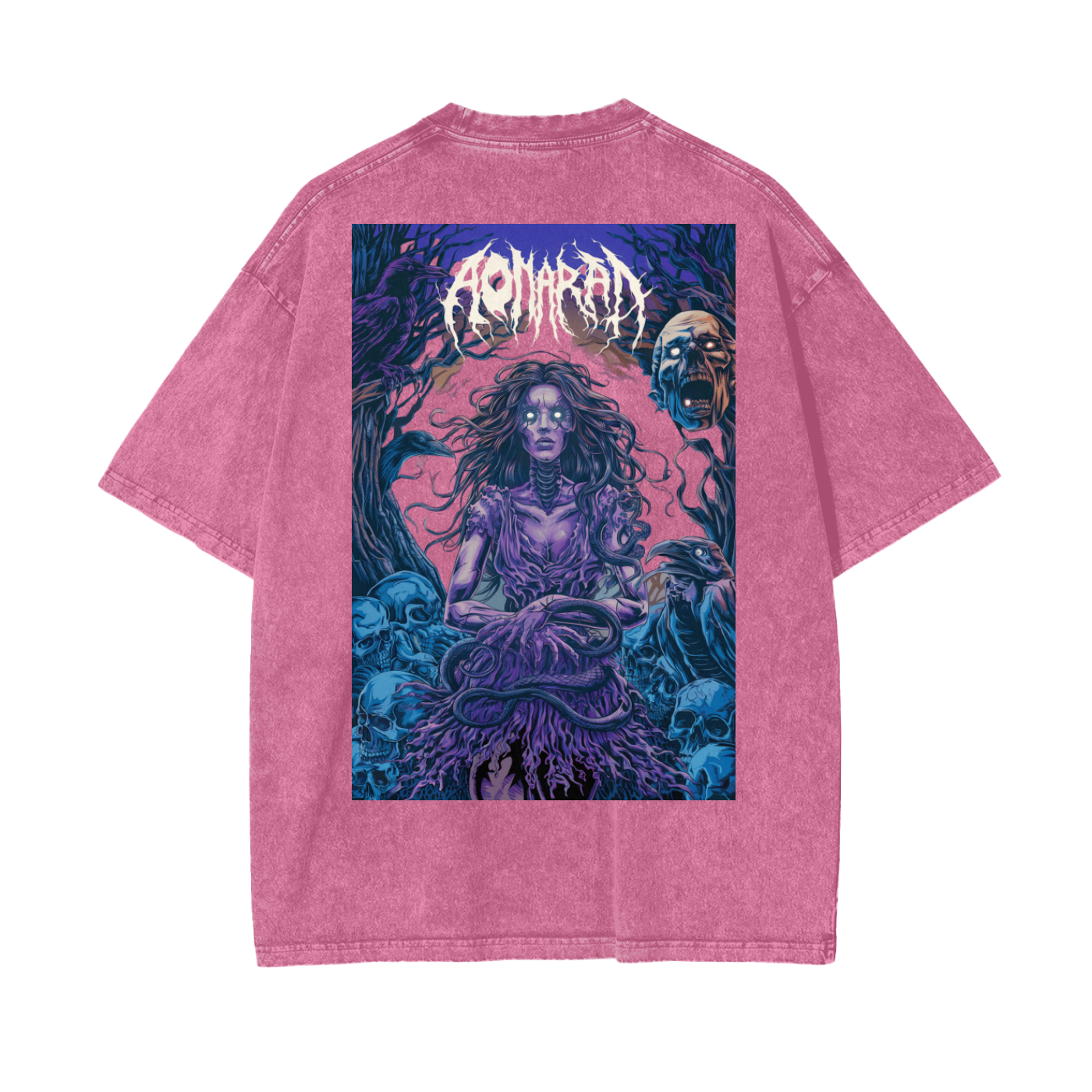 Aonaran Reversed Oversize Snow Washed T-Shirt