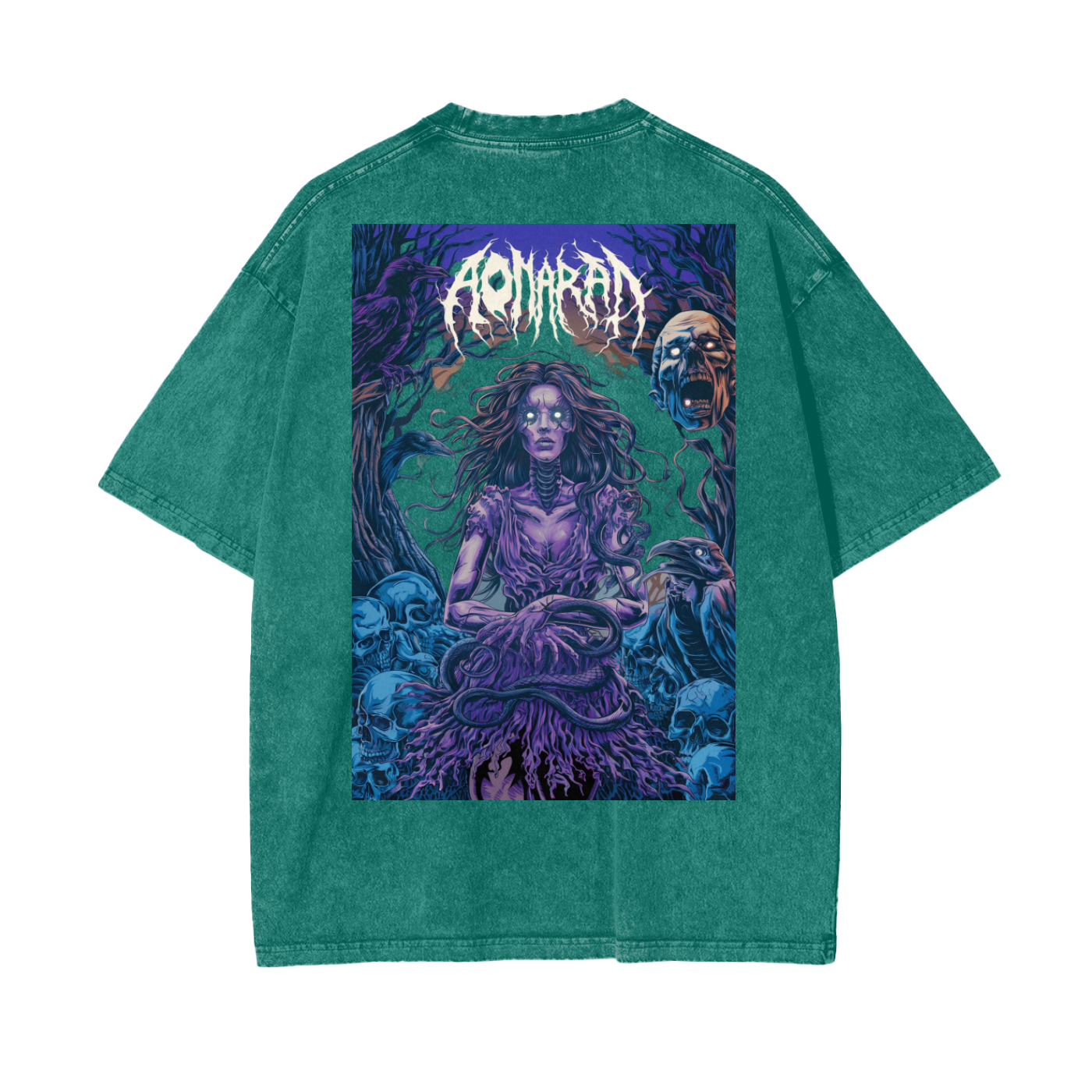 Aonaran Reversed Oversize Snow Washed T-Shirt