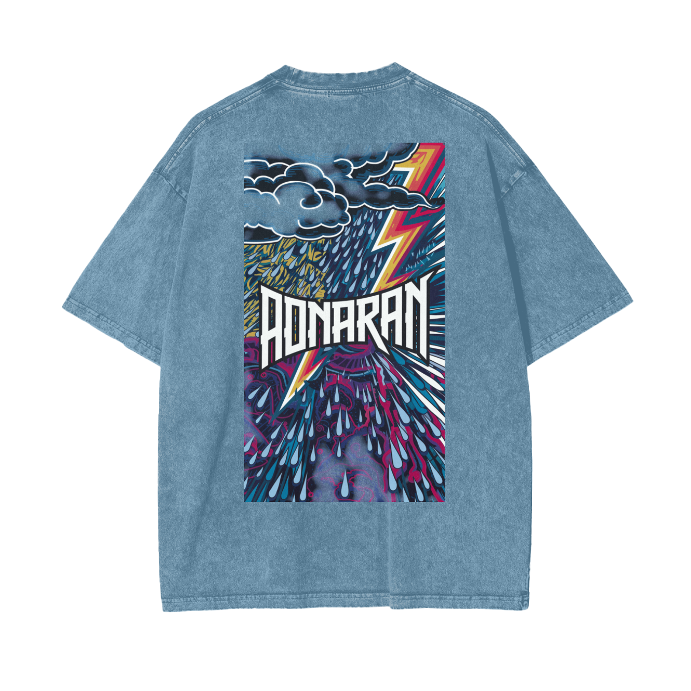 Aonaran Reversed Oversize Snow Washed T-Shirt