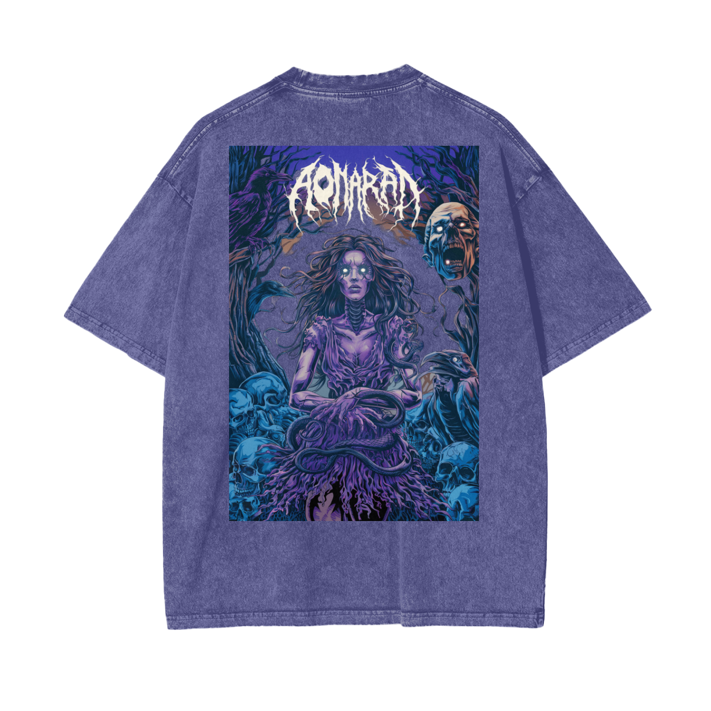 Aonaran Reversed Oversize Snow Washed T-Shirt
