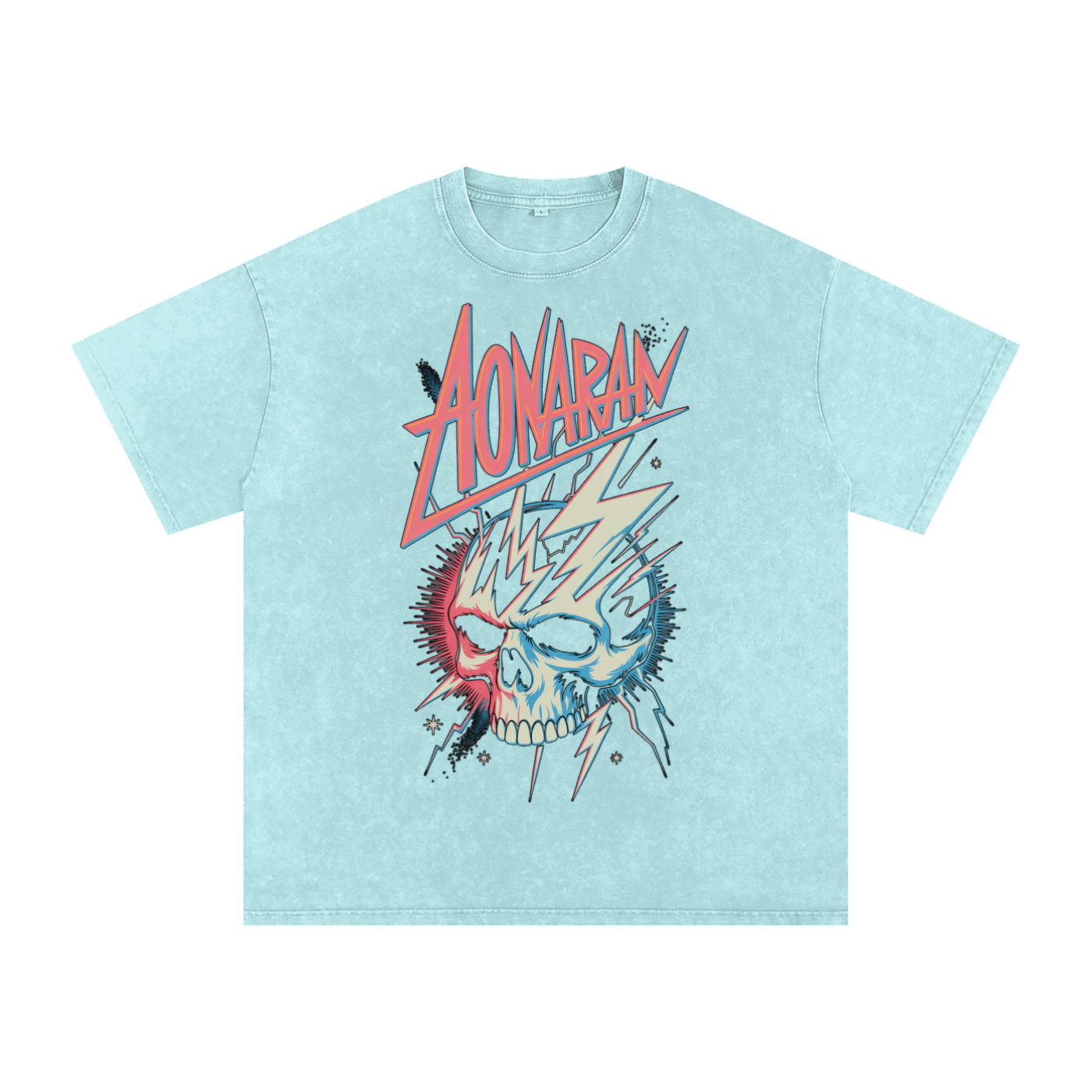 Aonaran Acid Wash Oversize T-Shirt