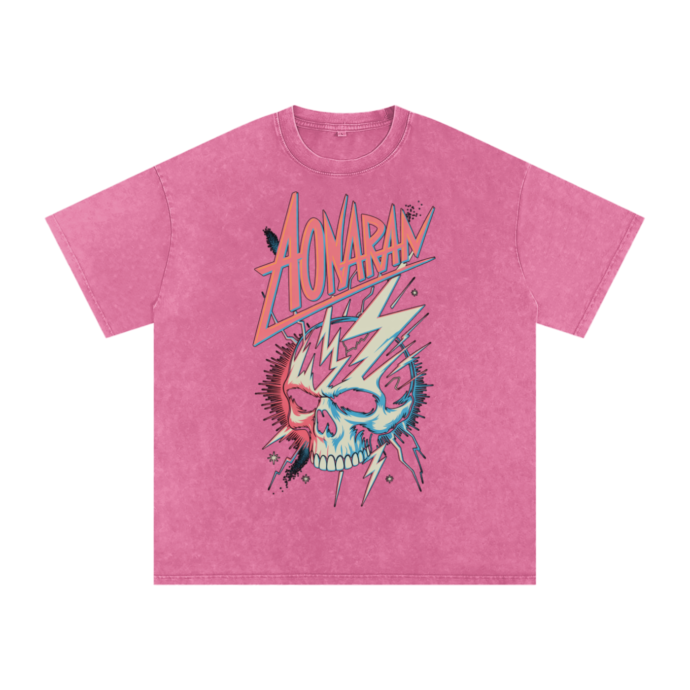 Aonaran Acid Wash Oversize T-Shirt