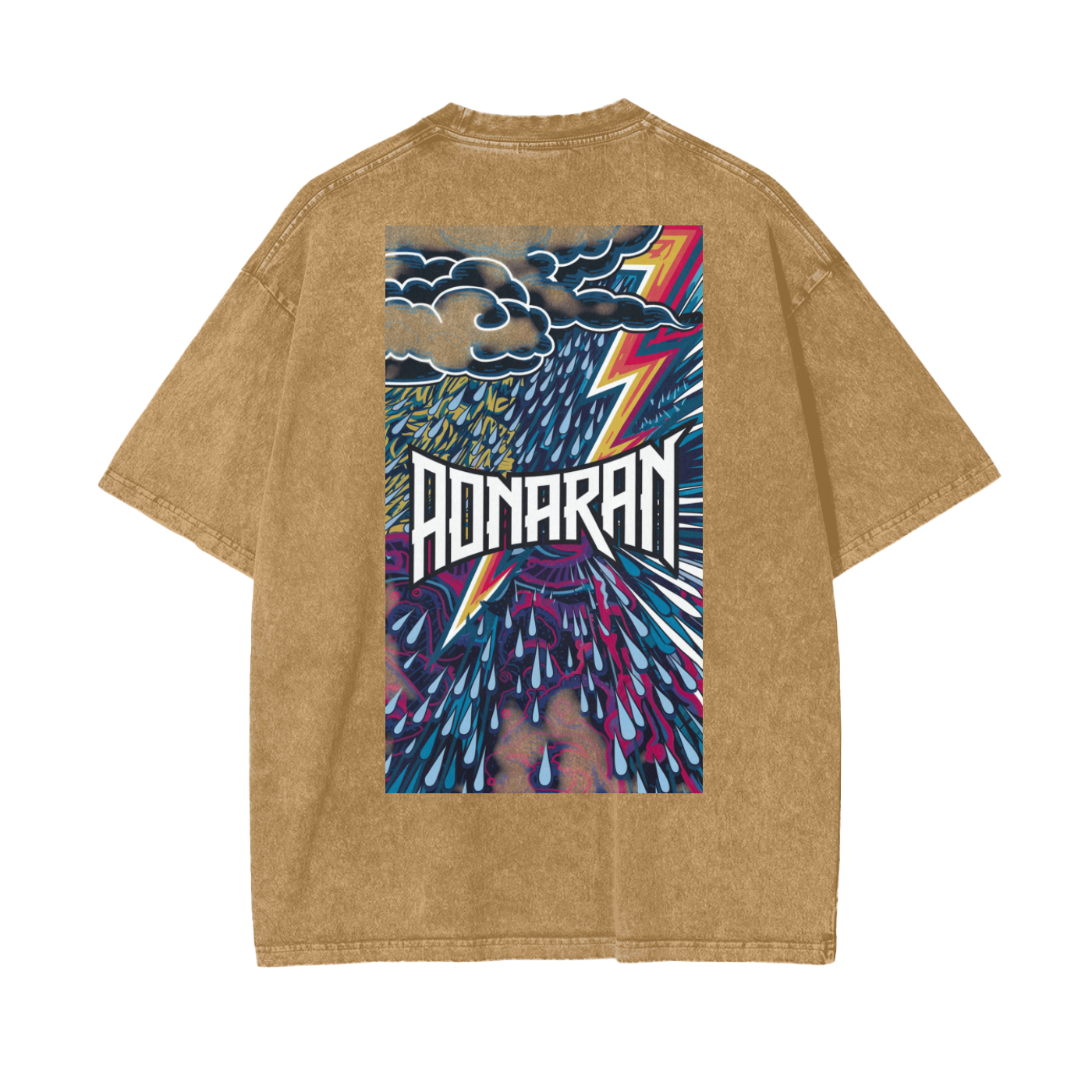 Aonaran Reversed Oversize Snow Washed T-Shirt