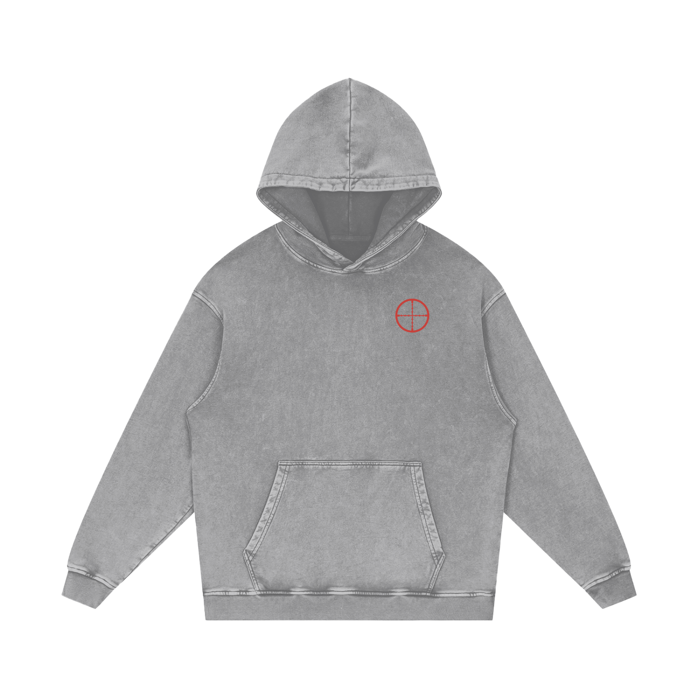 Laina Acid Wash Oversize Hoodie