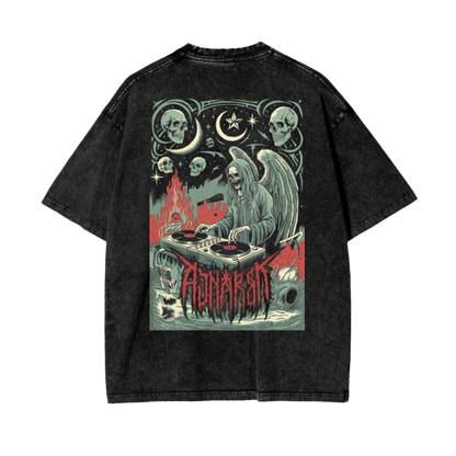 Aonaran Reversed Oversize Snow Washed T-Shirt