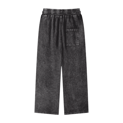 Aonaran Elementals Acid Wash Straight Leg Pants
