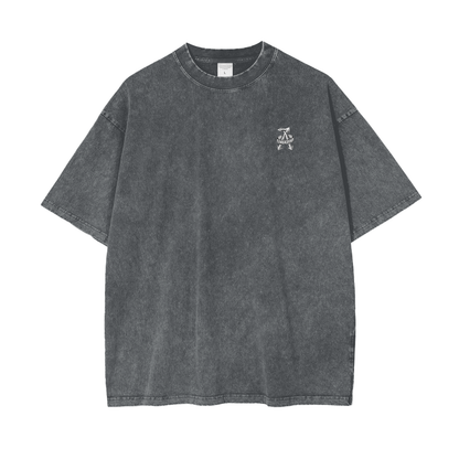 Aonaran Reversed Oversize Snow Washed T-Shirt