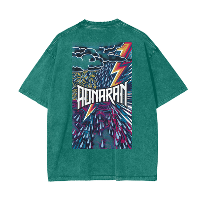 Aonaran Reversed Oversize Snow Washed T-Shirt