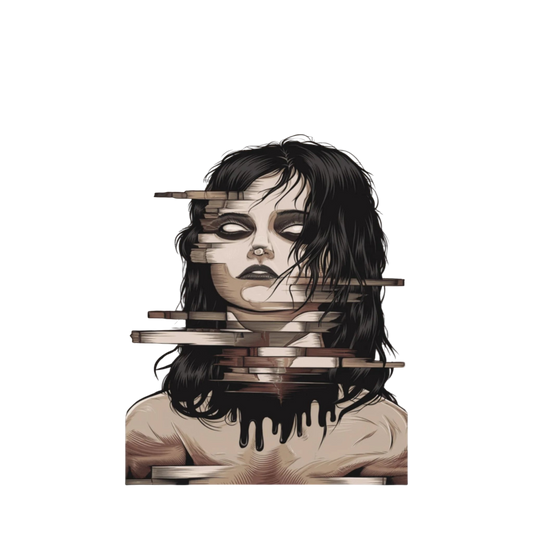 Aonaran Glitch Matte Vertical Poster