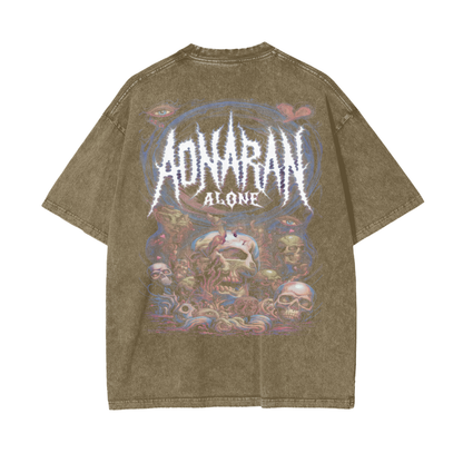 Aonaran Reversed Oversize Snow Washed T-Shirt