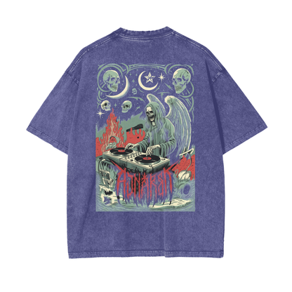 Aonaran Reversed Oversize Snow Washed T-Shirt
