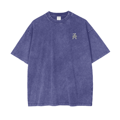 Aonaran Reversed Oversize Snow Washed T-Shirt