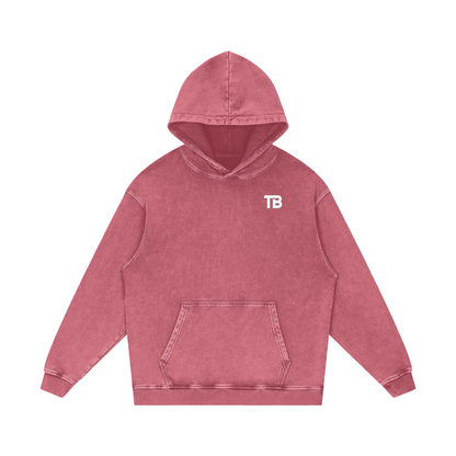 ThunderBuddies Acid Wash Oversize Hoodie