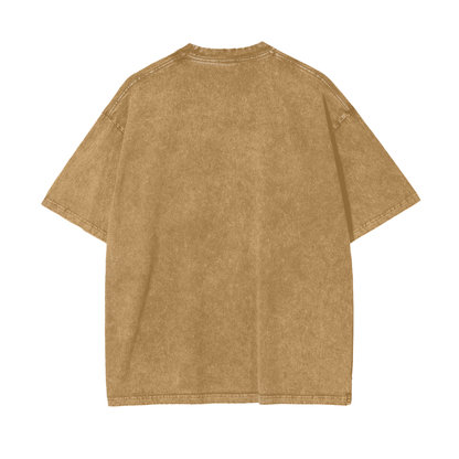 Aonaran Graphic Acid Wash Oversize T-Shirt