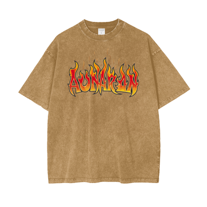Aonaran Elementals Oversize Snow Washed T-Shirt