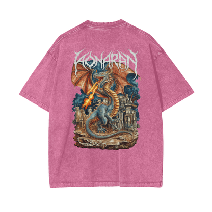 Aonaran Reversed Oversize Snow Washed T-Shirt