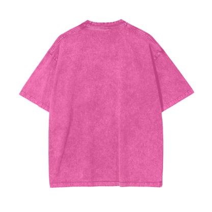 Aonaran Graphic Acid Wash Oversize T-Shirt