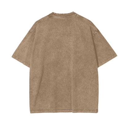 Aonaran Graphic Acid Wash Oversize T-Shirt