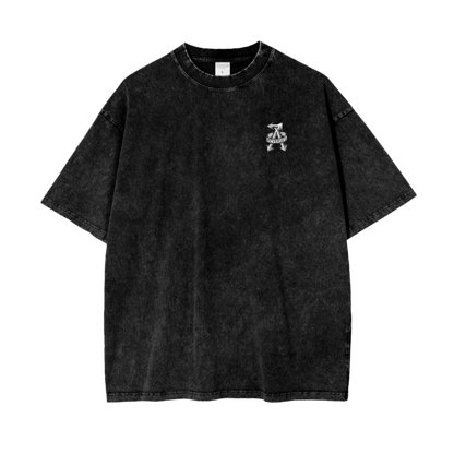 Aonaran Reversed Oversize Snow Washed T-Shirt