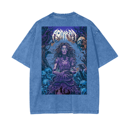 Aonaran Reversed Oversize Snow Washed T-Shirt