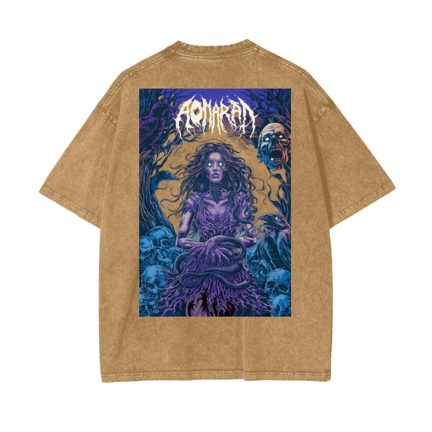 Aonaran Reversed Oversize Snow Washed T-Shirt