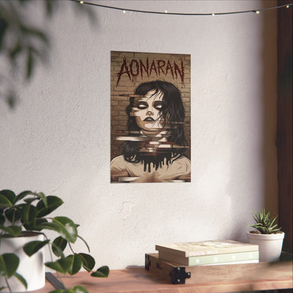 Aonaran Glitch Matte Vertical Poster