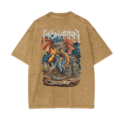 Aonaran Reversed Oversize Snow Washed T-Shirt