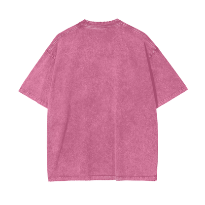 Aonaran Graphic Acid Wash Oversize T-Shirt