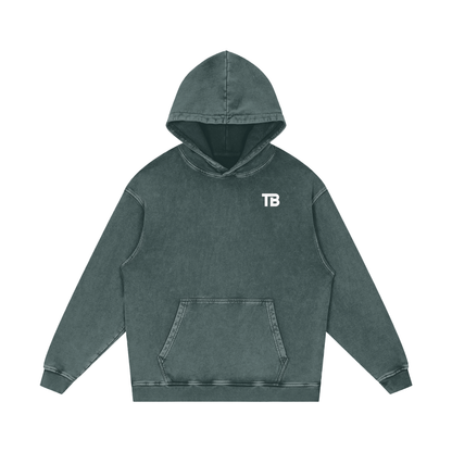 ThunderBuddies Acid Wash Oversize Hoodie