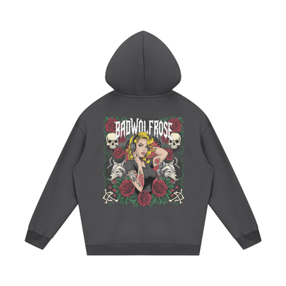 BadWolfRose Fleece Hoodie
