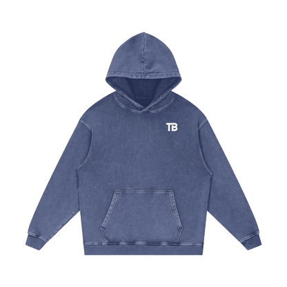 ThunderBuddies Acid Wash Oversize Hoodie