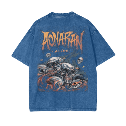 Aonaran Reversed Oversize Snow Washed T-Shirt