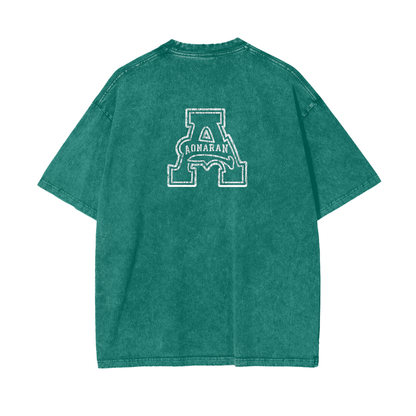 Aonaran Love Oversize Snow Washed T-Shirt (LIMITED)