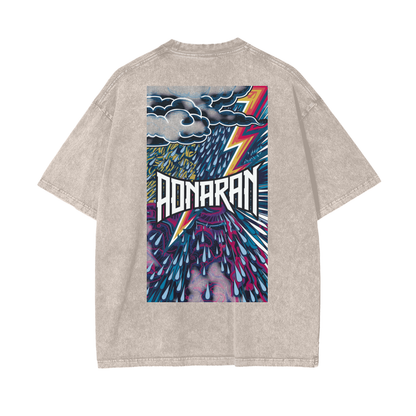 Aonaran Reversed Oversize Snow Washed T-Shirt
