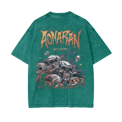 Aonaran Reversed Oversize Snow Washed T-Shirt