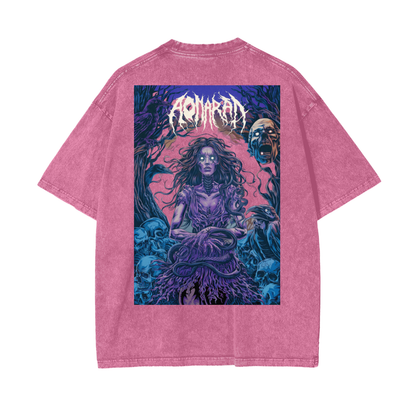 Aonaran Reversed Oversize Snow Washed T-Shirt