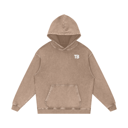 ThunderBuddies Acid Wash Oversize Hoodie